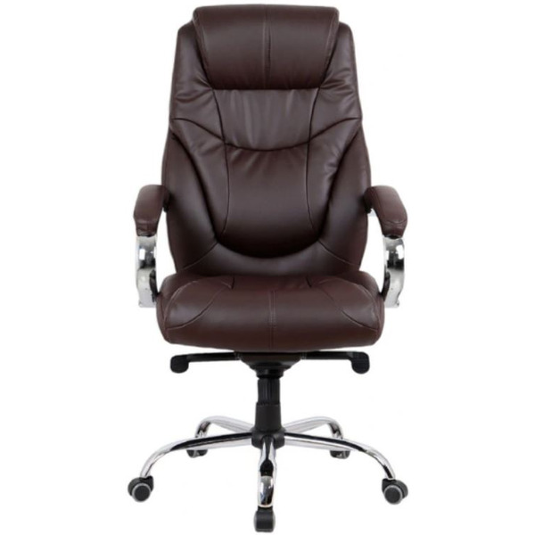 Офисное кресло King Style SHL-9-2 Tonpo PU Chrome (коричневый)