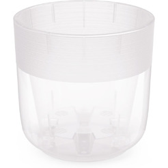 Горшок цветочный Альтернатива Линель М8772 (прозрачный)