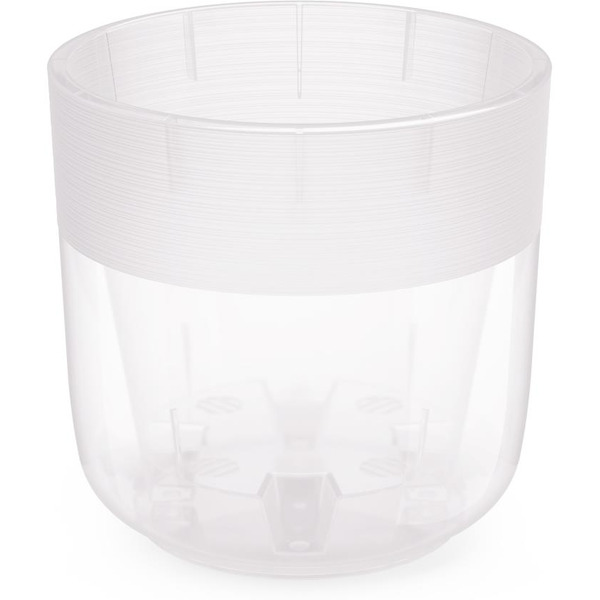 Горшок цветочный Альтернатива Линель М8772 (прозрачный)