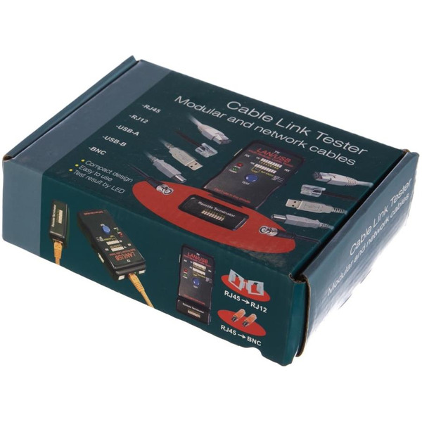 Тестер кабеля универсальный REXANT 12-1011 (RJ-45+USB 251454)