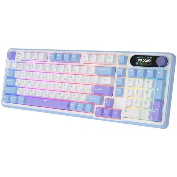 Клавиатура Royal Kludge RK-S98 RGB Taro Milk (RK Cream)