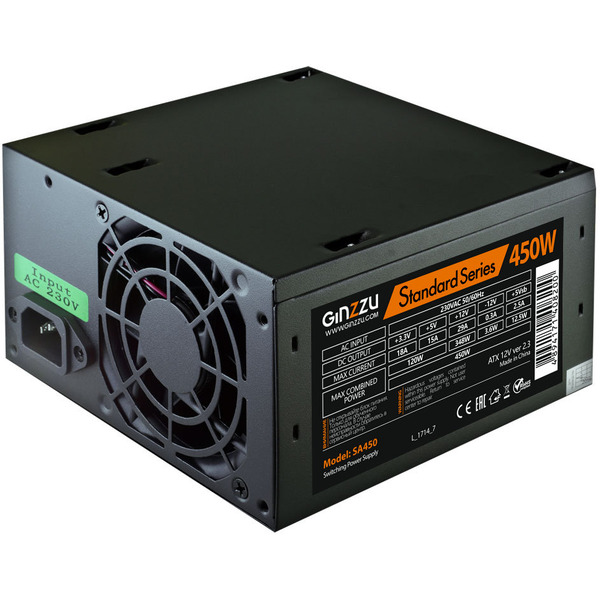Блок питания Ginzzu SA450