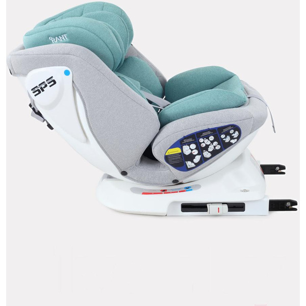 Детское автокресло Rant Nitro Isofix UB619 (серый/мятный)