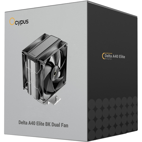 Кулер для процессора Ocypus Delta A40 Elite BK Dual FAN Delta-A40-BK2NNWN00X-GL