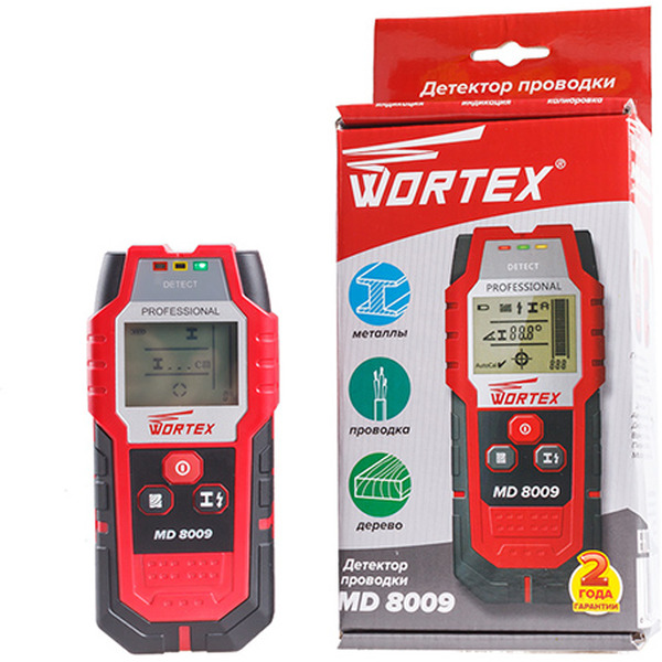 Детектор проводки WORTEX MD 8009