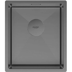 Кухонная мойка Paulmark Next 38 UNI PM213844-GM (черный/вороненая сталь)