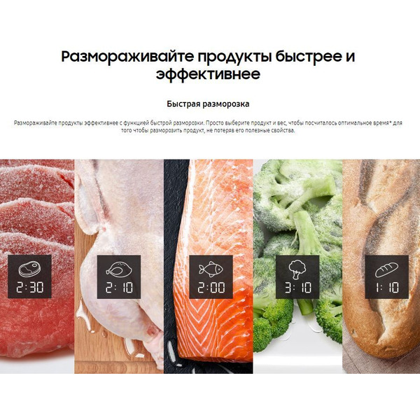 Микроволновая печь Samsung MG23T5018AN/BW