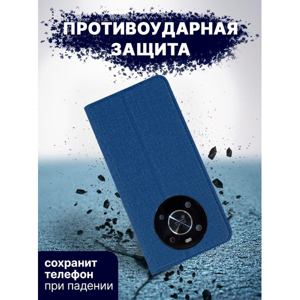 Чехол-книга BINGO Book для HONOR X9 синий