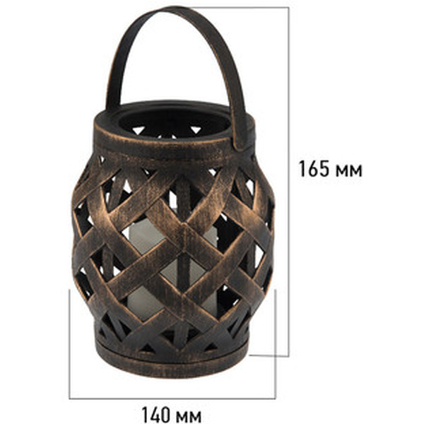 Декоративный фонарь со свечкой NEON-NIGHT 513-055