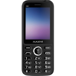 Кнопочный телефон Maxvi K32 (черный)