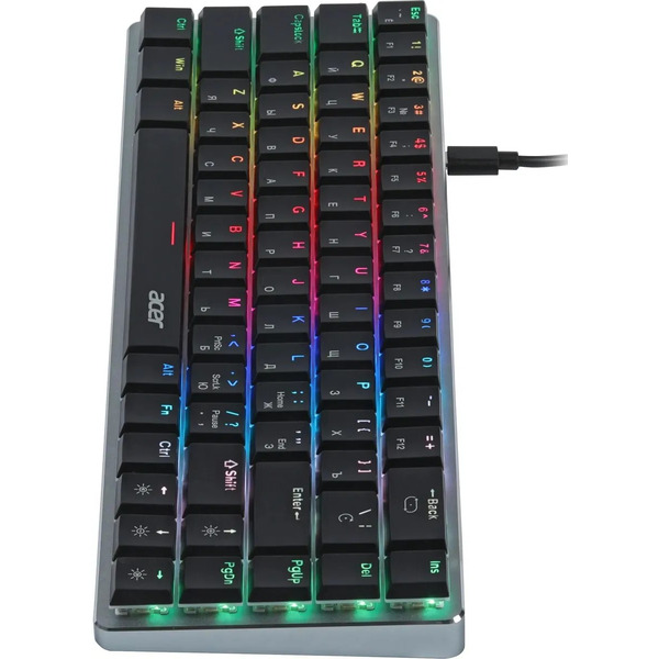 Клавиатура Acer OKW302 ZL.KBDCC.01C серебристый