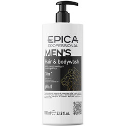 Универсальный мужской шампунь EPICA Professional Men's 3 в 1 1000 мл