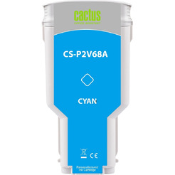 Картридж струйный Cactus CS-P2V68A №730 голубой (300мл) для HP Designjet T1600/1700/2600
