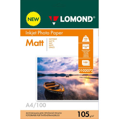 Фотобумага Lomond INK JET 105/A4/100 матовая 102072