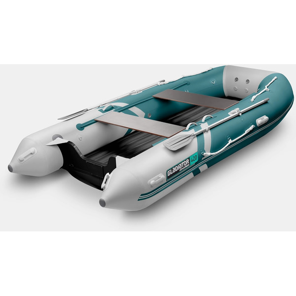 Лодка Gladiator E420S (морской зеленый-белый)