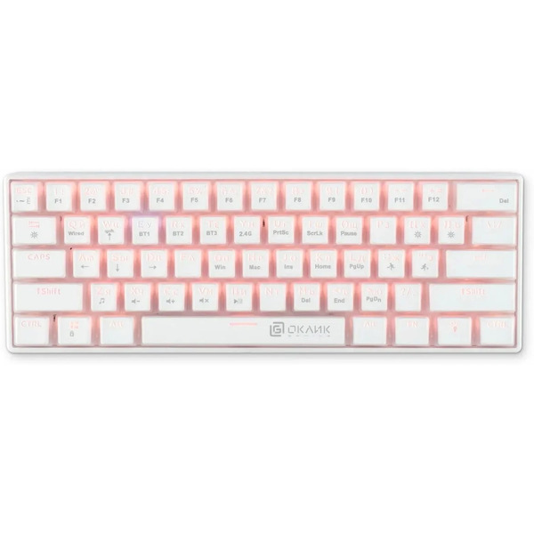 Клавиатура Oklick K763W (белый)