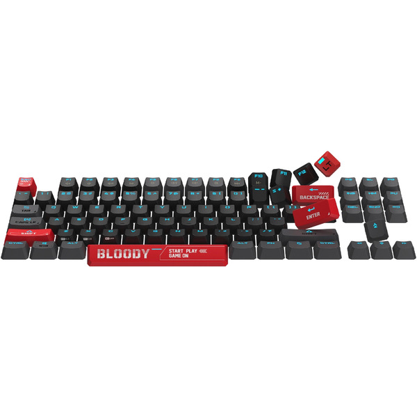 Клавиатура A4Tech Bloody AT87 (черный/красный)