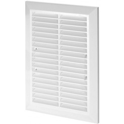 Решетка с сеткой от насекомых Awenta Classic T26a 17x24 (белый)