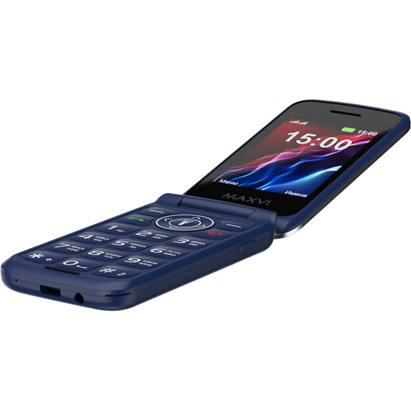 Мобильный телефон Maxvi E15 (синий)