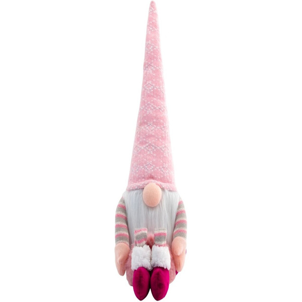 Украшение новогоднее интерьерное ЗОЛОТАЯ СКАЗКА Гном с сердечком 592524