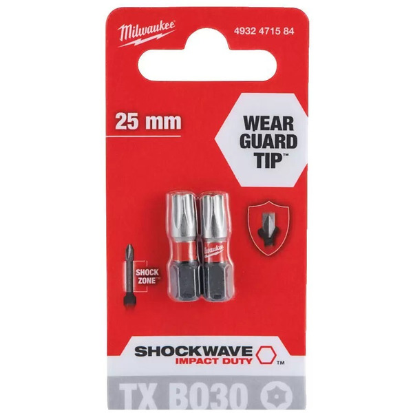 Бита  Milwaukee SHOCKWAVE TX BO30 4932471584