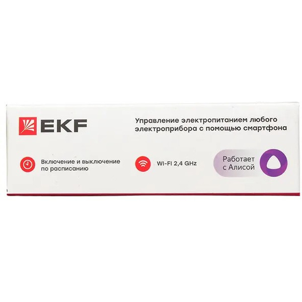 Умное реле 10А Wi-FI EKF Connect ss-10a-wf