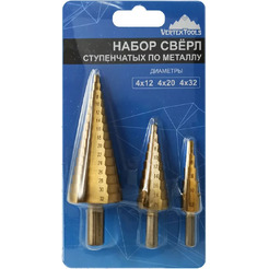 Набор сверл Vertex Tools 4-12-4-20-4-32
