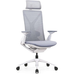 Кресло компьютерное SitZone E-YR-001A-P1-WH (сетка/ткань, серый)