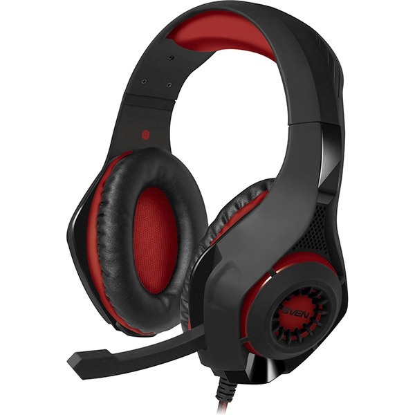 Наушники с микрофоном SVEN AP-G886MV черно-красный