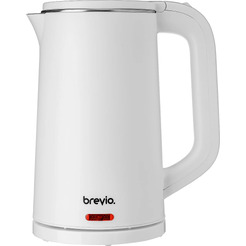Электрочайник Brevio Steel Kettle BV4200 (белый)