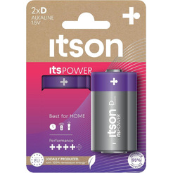 Батарейка Itson Power LR20 D Blister (2 шт.)