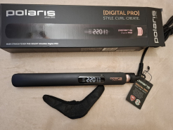Стайлер POLARIS PHS 5012KT UltraSlim Digital PRO (черный/розовое золото)