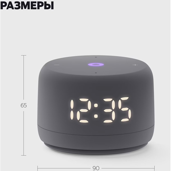 Умная колонка Яндекс.Станция Лайт 2 (YNDX-00026GRY) графит