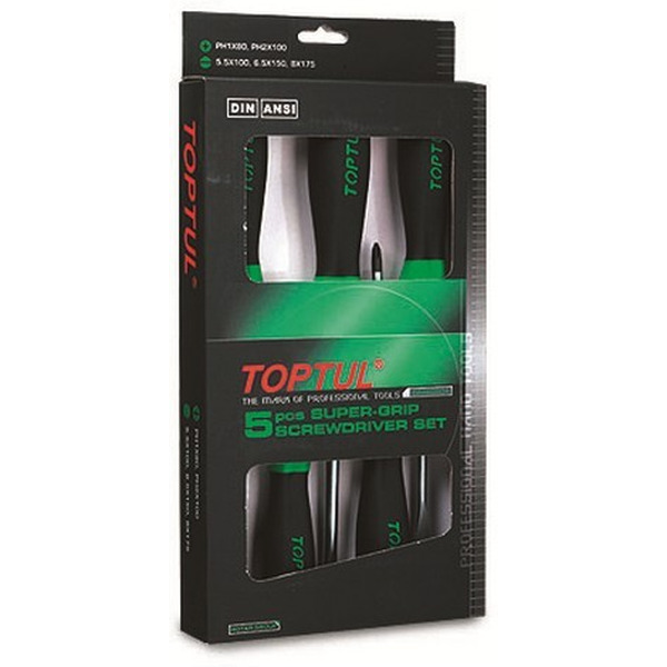 Набор отверток Toptul GAAE0504 (5 предметов)