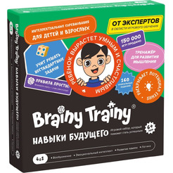 Настольная игра Банда Умников Brainy Trainy Обучающий набор Навыки будущего от 10 лет УМ736