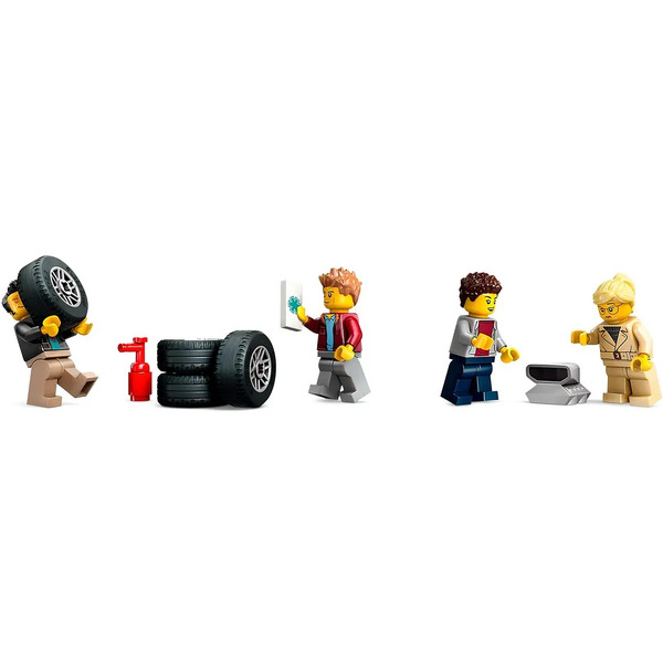 Конструктор LEGO City 60408 Грузовик-автовоз со спортивными автомобилями