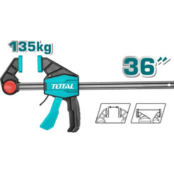 Струбцина пистолетная TOTAL THT1346803