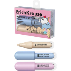 Набор текстовыделителей Erich Krause Visioline V-23 Flex Yummy 63555