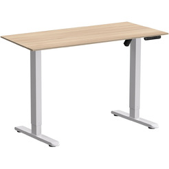 Стол подъемный WellDesk WDE Basic 130x67.5х1.8 (белый/акация лэйкленд)
