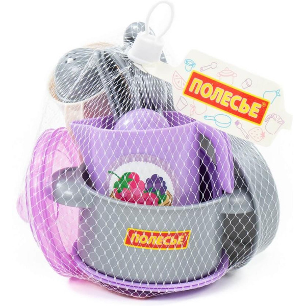 Набор игрушечной посуды Полесье Настенька 79916 (на 2 персоны)