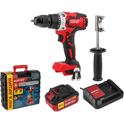 Дрель-шуруповерт Wortex BD 2030 Dli 0329280 (с 1-м АКБ и ЗУ)