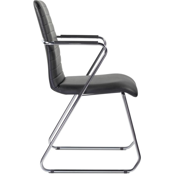 Стул Brabix Visit CF-101 (хром/экокожа черный)