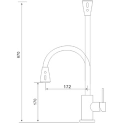 Смеситель Gross Aqua Neosteel 3241609SSG