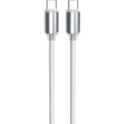 Зарядное устройство Atomic CRYSTAL G351 GAN 35W 2-порта USB (A+C) с кабелем USB (С-С) 1.2 метра, цвет оранжевый | 10.197