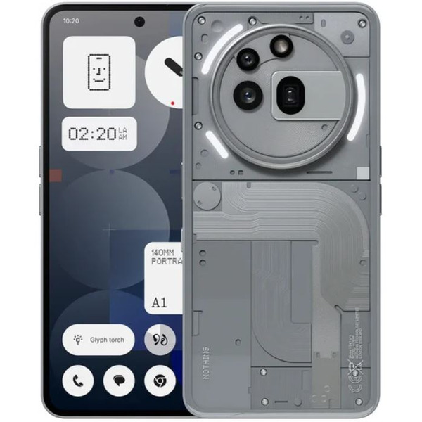 Смартфон Nothing Phone (3a) Pro 12GB/256GB (серый)