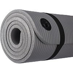 Коврик для йоги и фитнеса Sundays Fitness IR97506 (180x60x1см, серый)