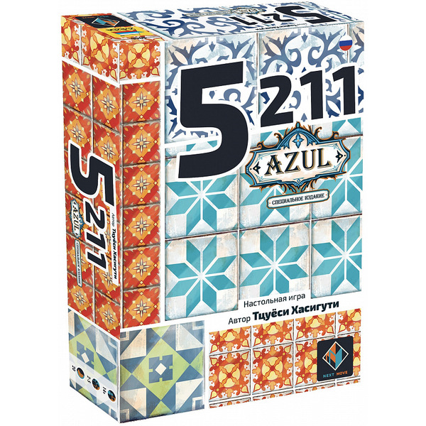 Настольная игра Звезда 5-2-1-1 Azul 8900