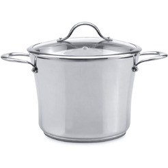 1102634 Tulip кастрюля стекл. крышка 24см 5.4л