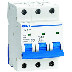 Автоматический выключатель Chint NB1-63 3P 40A 6кА (B) 179693
