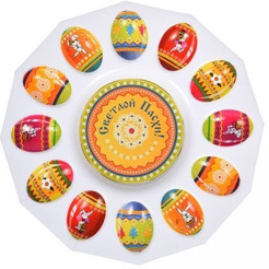 Блюдо для кулича и 12 яиц Marmiton Пасхальное 17076